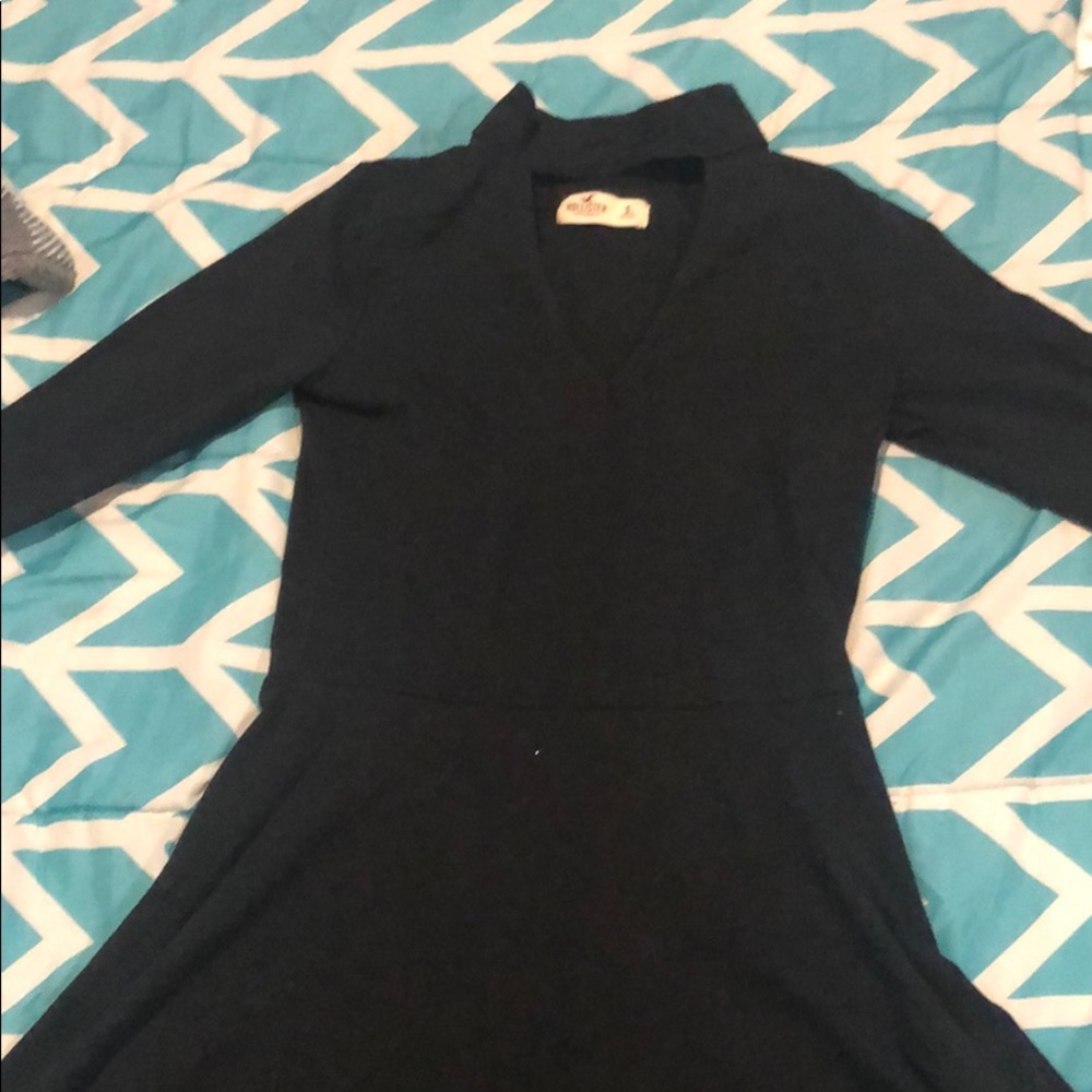a simple black dress